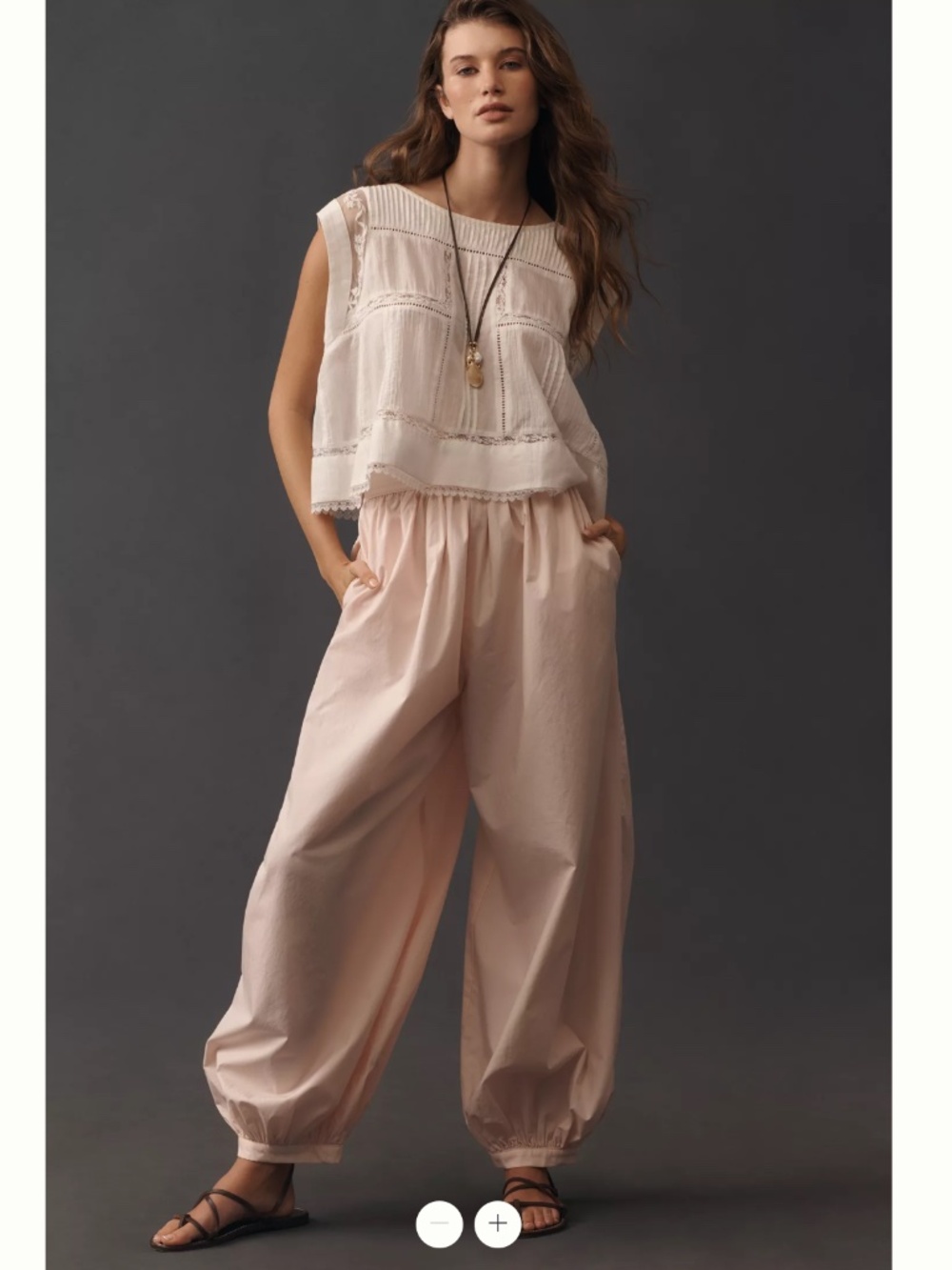 Anthropologie Maeve Poplin Harem Pants